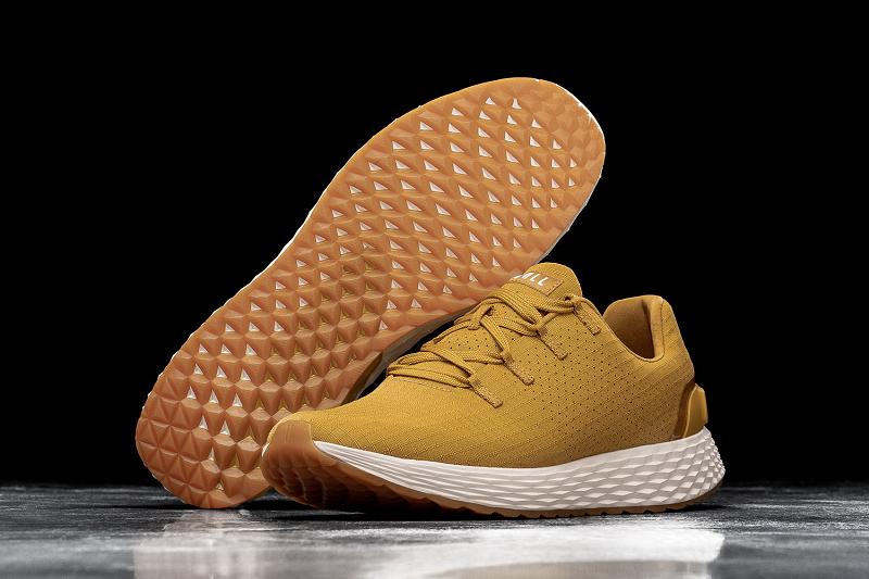 Women's Nobull Wheat Ripstop Running Shoes Brown | SG W2640N